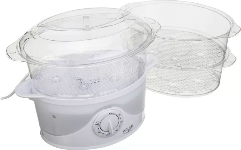 Multicooker Adler AD 633, 9L, 800W, e bardhë
