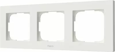 Kornizë çelësi AQARA Switch Frame H2 EU 3-gang 86×228 mm, e bardhë