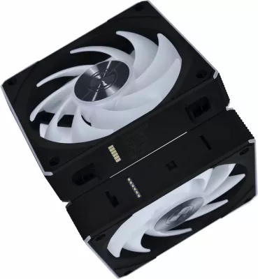 Ventilator PC Lian Li UNI FAN CL Wireless 120 12CL1W3B, 120mm ARGB PWM, 3-pack, zi