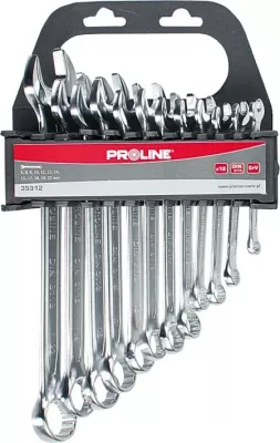 Set çelësa kombinuar PROLINE 35312 6-22 mm, 12 copë me kuti