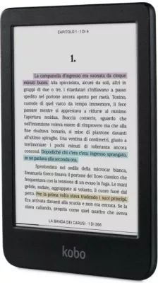 Lexues eBook, Kobo, Clara Colour (N367-KU-BK-K-CK), 16GB, i zi