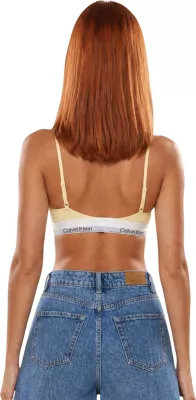 Sutjenë për femra Calvin Klein Underwear LV00QF8498, krem [Madhësia: L]