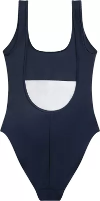 Bikine njëpjesëshe për femra Tommy Hilfiger SCOOP UW0UW06571, blu e errët [Madhësia: XS]