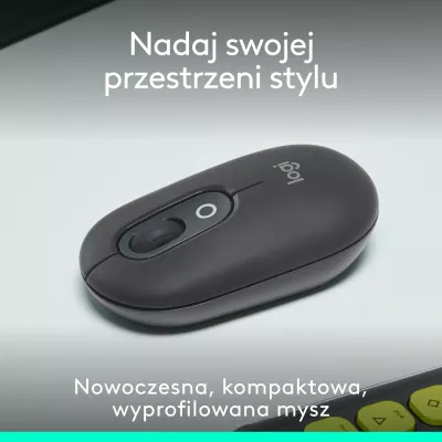 Maus Logitech POP 910-007412 4000 DPI Bluetooth wireless Graphite