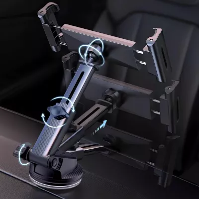 Mbajtës tabletash Tech-Protect V4 për kokpit makine, i zi
