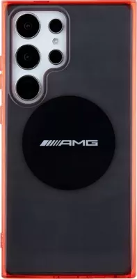 Mbështjellës AMG Transparent Bicolor MagSafe për Samsung Galaxy S24 Ultra, i zi