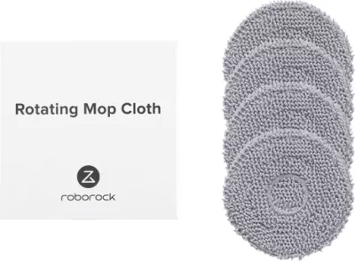 set leckash rrotulluese për fshirje Roborock QR 798, 4 copë, gri
