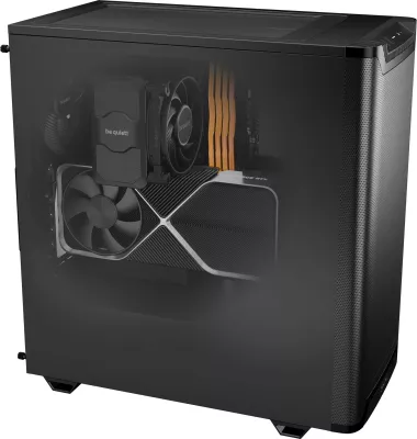 Kasë be quiet! PURE BASE 501 Airflow Black, Midi Tower, ATX, micro ATX, Mini-ITX, e zezë