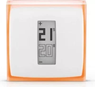 Termostati inteligjent Netatmo, kontrolli i ngrohjes, i bardhë