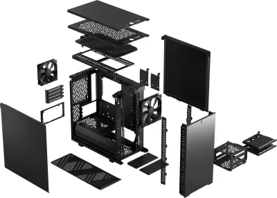 Kasë Fractal Design Define 7 Mini, micro ATX/Mini-ITX, e zezë