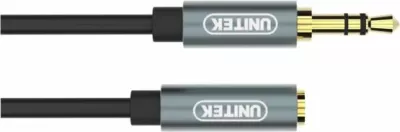Kabl audio 3.5mm Jack Unitek Y-C932ABK 1m argjendtë