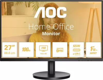 Monitor AOC 27B3CA2, 27", Full HD, IPS, 100Hz, i zi