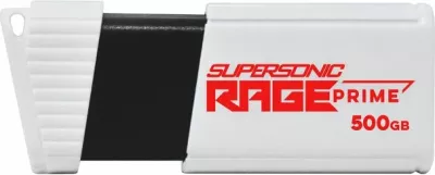 USB flash drive PATRIOT Supersonic Rage Prime 500GB USB 3.2 Gen 2 deri 600MB/s e bardhë