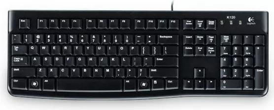 Tastierë Logitech K120 për Biznes, Wired, USB, QWERTZ, E zezë