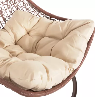 Fole varëse njësh MILLIE, metal ngjyrë kafe, ratan sintetik ngjyrë kafe, Φ95x195H cm