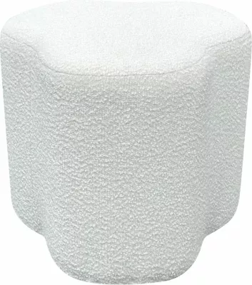 Stool Daisy, e bardhë, 48x48x42cm