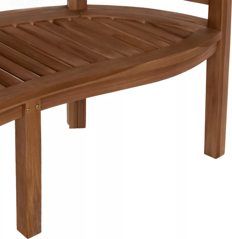 Stol dy vendesh CAPO FH9538 dru tik ngjyrë natyrale 121x59x86H cm