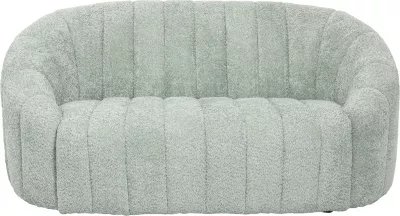 Divan 2-vendësh MOBY FH9595.05, ngjyrë fistik, pëlhurë boucle, 148x83x66H cm