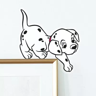 Stikerë muri Paladone Disney Classic Character Wall Decals, vinil të heqshme e rezistente në ujë, mbi 20 copë, 6 fletë