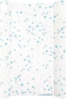 dyshek ndërrimi, New Baby, Flowers, 47x70 cm, i bardhë