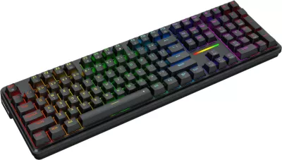 Tastierë mekanike gaming Redragon Antonium K745-RGB, 108 taste, USB-C, RGB, e zezë