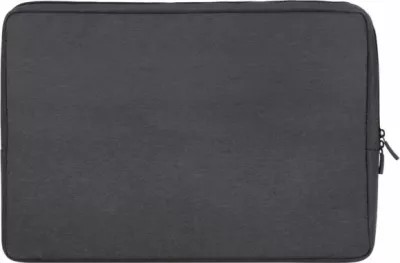 sleeve për laptop RivaCase 7707 deri 17.3", RPET polyester rezistent në ujë, e zezë