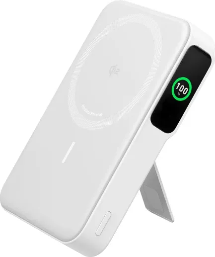Powerbank Anker MagGo 633 A1654G21 10000 mAh Qi2 15W wireless, e bardhë