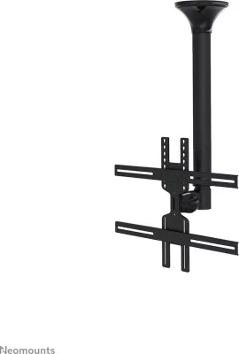 Mbajtës tavani për TV/monitor Newstar FPMA-C400BLACK, 32-60 inç, rregullim lartësie, ngjyrë e zezë