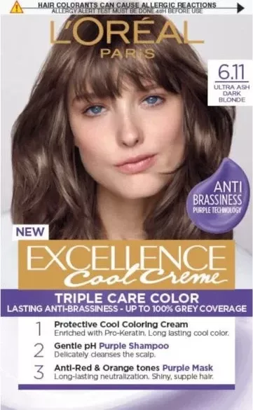 Excellence 6.11 Cool  Ultra Ash Dark Blonde