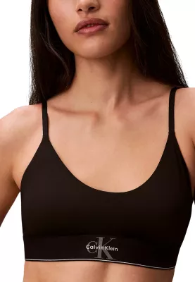 Sutjenë braletë për femra Calvin Klein Underwear LV00QF8814, e zezë