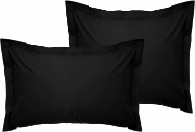 Set jastëkësh Oxford satin, 2 copë, ngjyrë e zezë