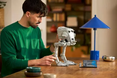 Set LEGO Star Wars AT-ST Walker 75417, për të rritur, me minifigurë, Gri