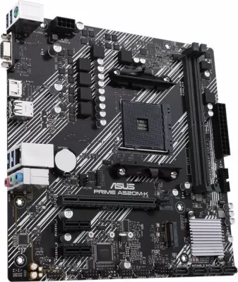 Pllakë amë Asus PRIME A520M-K, 2x RAM DDR4 deri 64GB, M.2, 4x SATA 3