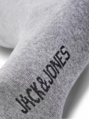 Çorape të gjata për meshkuj Jack Jones JENS 12113085, të hirtë të errëta
