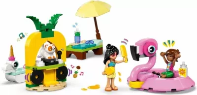 Lodra Lego për fëmijë Friends Unicorn and Flamingo Pool Party