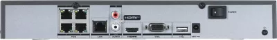 Regjistrues rrjeti Hikvision DS-7604NXI-K1/4P(D), 1U, i zi