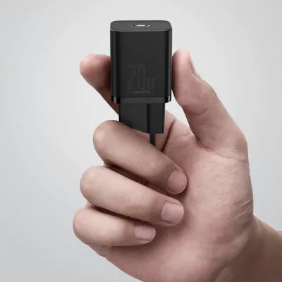 Karikues Baseus CCSUP-B01 20W 1x USB-C 3A, i zi