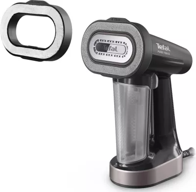 Avullues dore për rroba Tefal Pure Force DT8765E0, 0.18 L, 1800 W, Zi/Kanelle