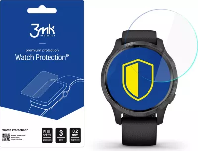 Folje mbrojtëse për orë Garmin Venu 2S, 3mk Watch Protection ARC+, set prej 3 copë