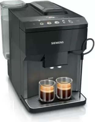 Makineri kafeje, Siemens, TP511R09, espresso automatike 15 bar, depo uji 1.7–2.1L, kafe kokrra, e zezë