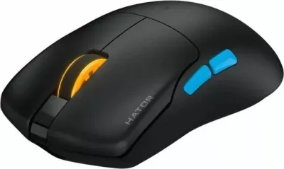 Maus gaming Hator Pulsar 3 Pro HTM640, 30000 DPI, PAW3950, 2.4GHz/Bluetooth/USB, 65 g, i zi