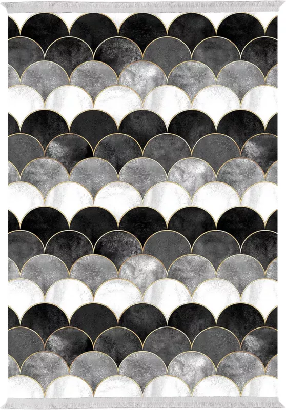 Tepih për dhomë ndeje me franja, Josiane FH7675.33, shumëngjyrësh, 160x230 cm