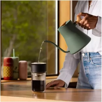 Çajnik elektrik Fellow Stagg EKG PRO, 0.9L, i gjelbër/kafe