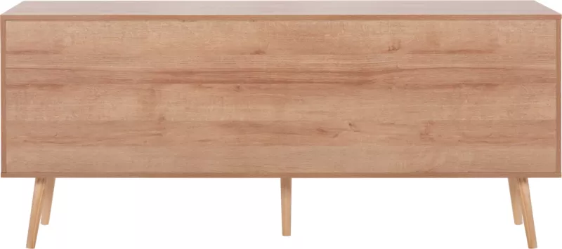 Bufe COLM FH9440.11 melaminë me ratan sintetik në 4 dyer 160x39,5x71H cm
