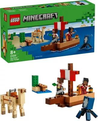 Set LEGO Minecraft 21259 Pirate Ship Voyage