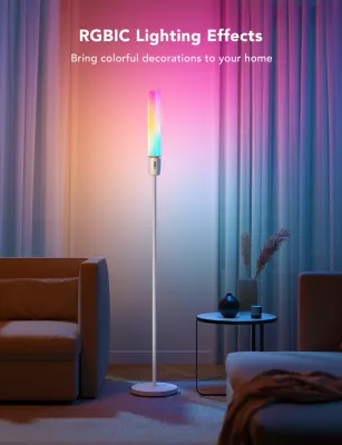 Llambë dyshemeje Govee RGBICWW Cylinder H6078, 140 cm, smart me aplikacion, prizë EU
