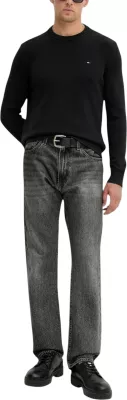 Xhemper për meshkuj Tommy Hilfiger Jeans TJM Slim Ess Sweater DM0DM21787, i zi [Madhësia: L]