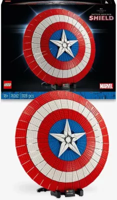 Set ndërtimi LEGO Marvel Super Heroes Captain America's Shield, 3128 pjesë, Multikolor