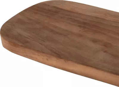 Dërrasë prerëse oblong, dru tik, ngjyrë natyrale, FH4286, 15x39x2H cm