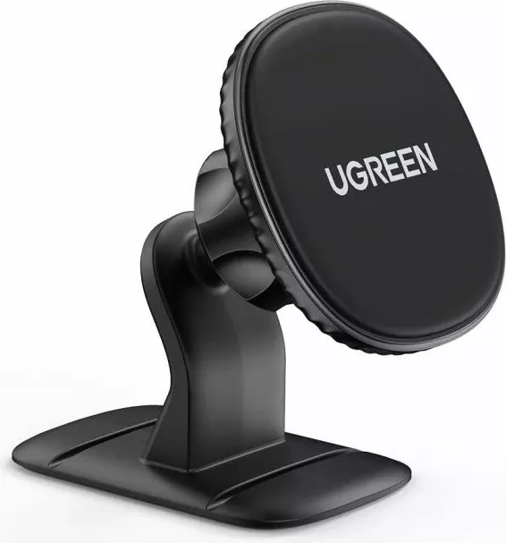 Mbajtëse telefoni magnetike për veturë UGREEN 80785, 360° rrotullim, ngjitës 3M, e zezë